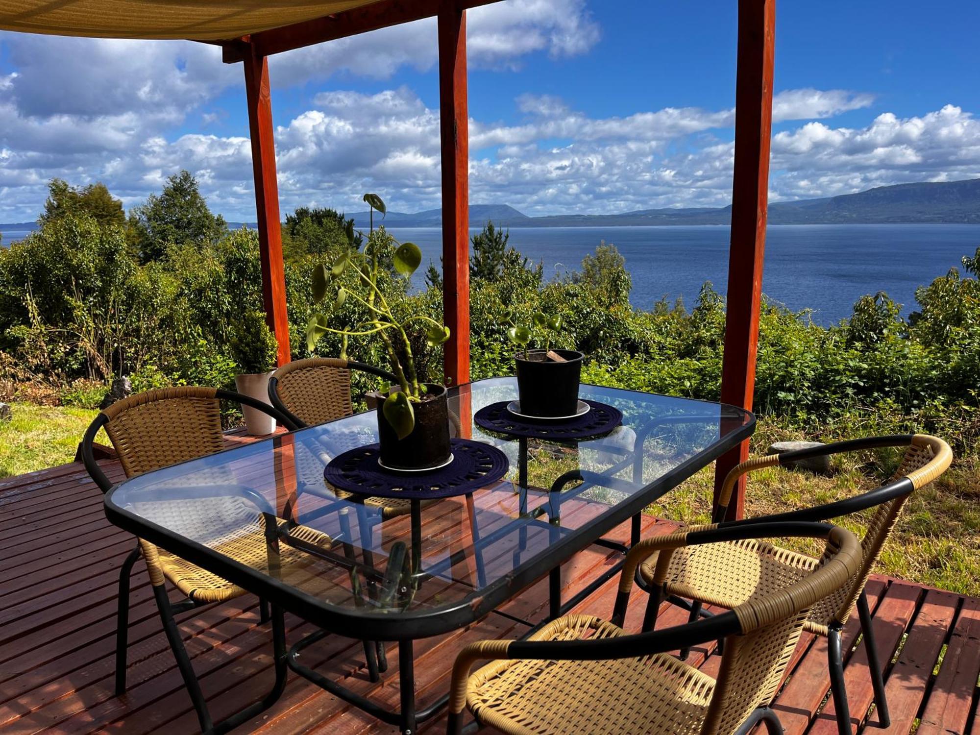 Cabanas Ayalen Con Vista Al Lago Pucón Szoba fotó